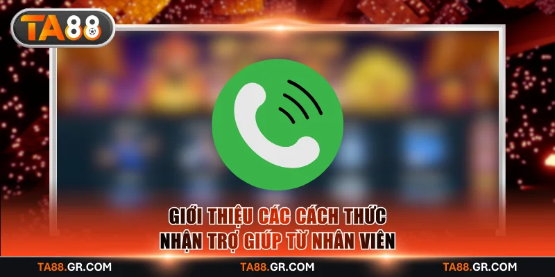 Giới thiệu các cách thức nhận trợ giúp từ nhân viên